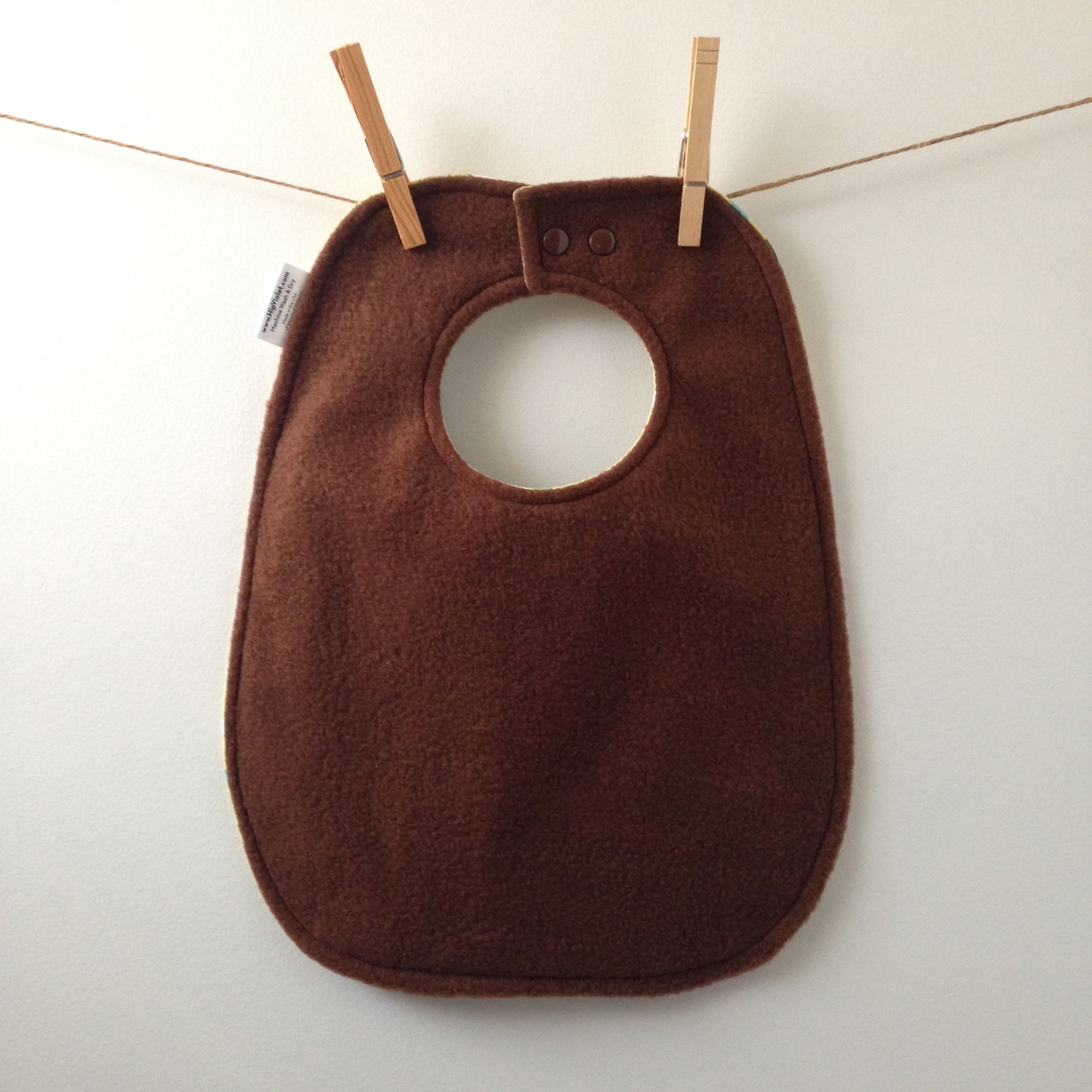 Watercolor Wildlife Baby Bib