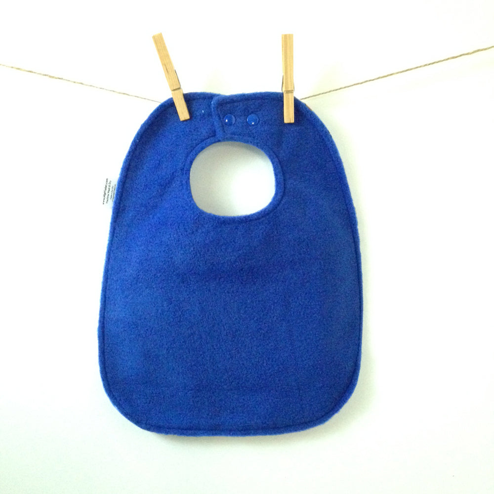 Wildlife Baby Bib - Blue