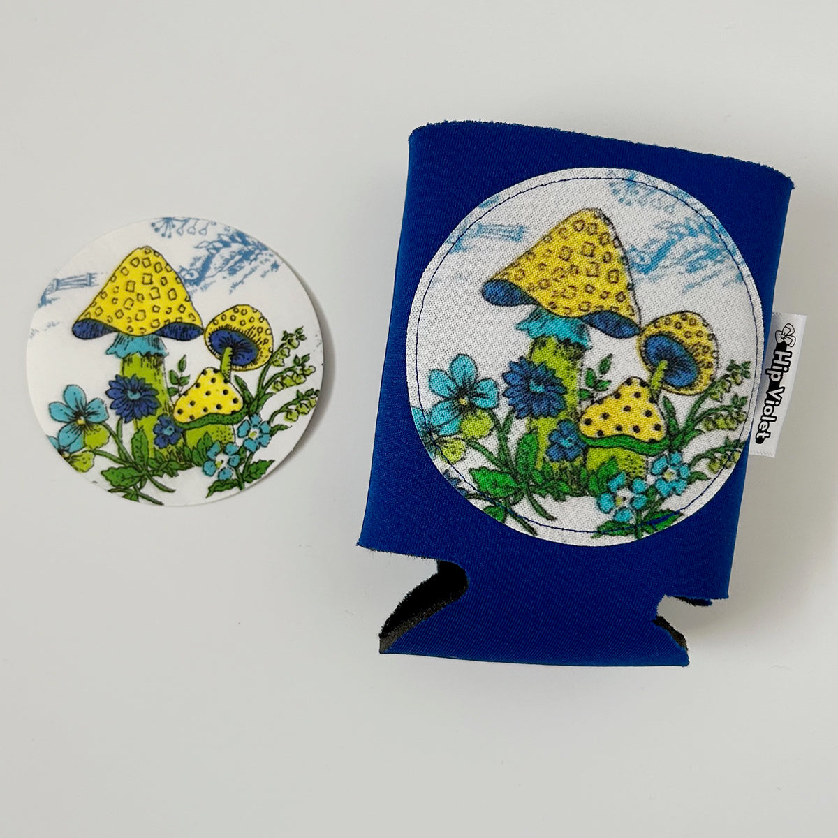 Blue Mushroom Sticker