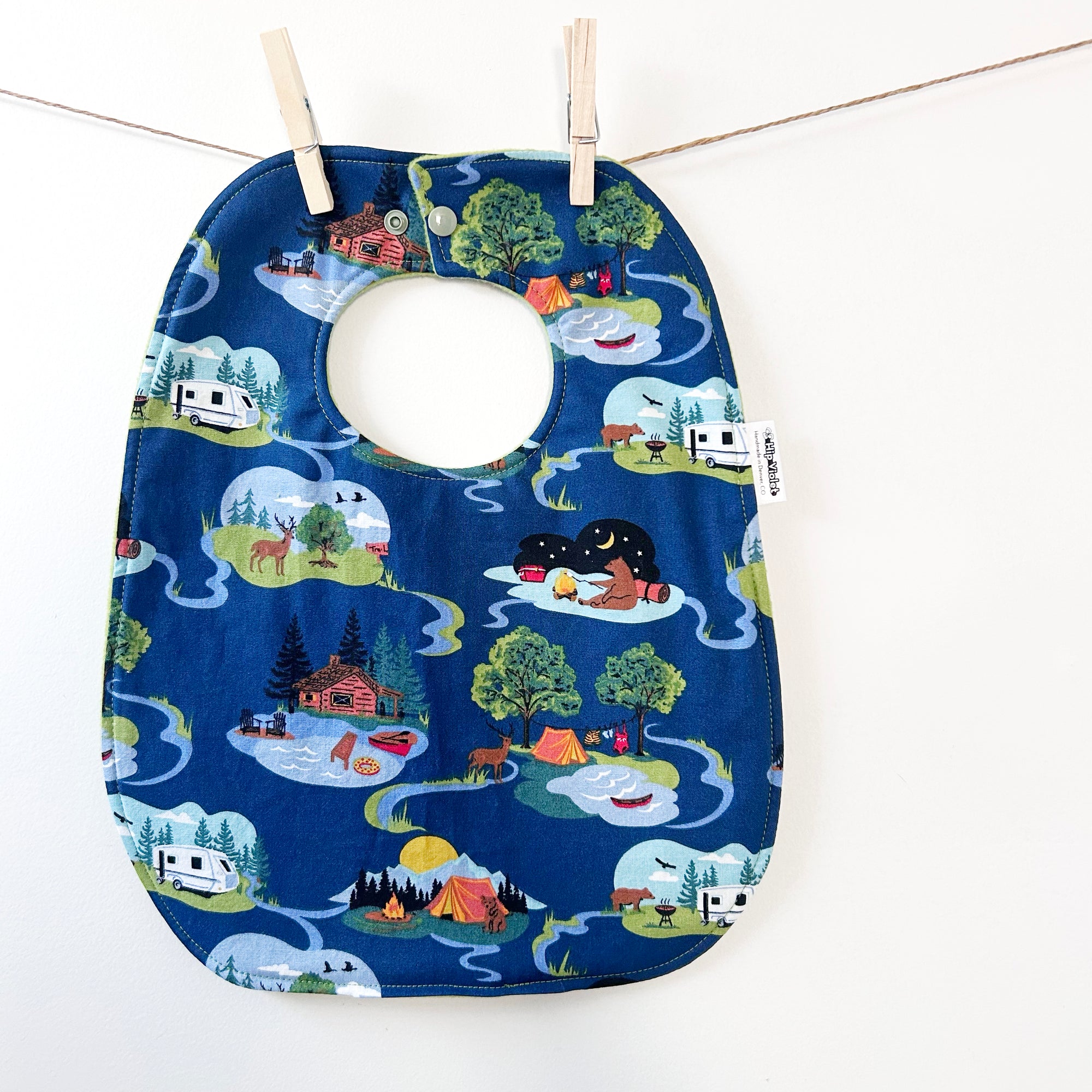Camping Baby Bib
