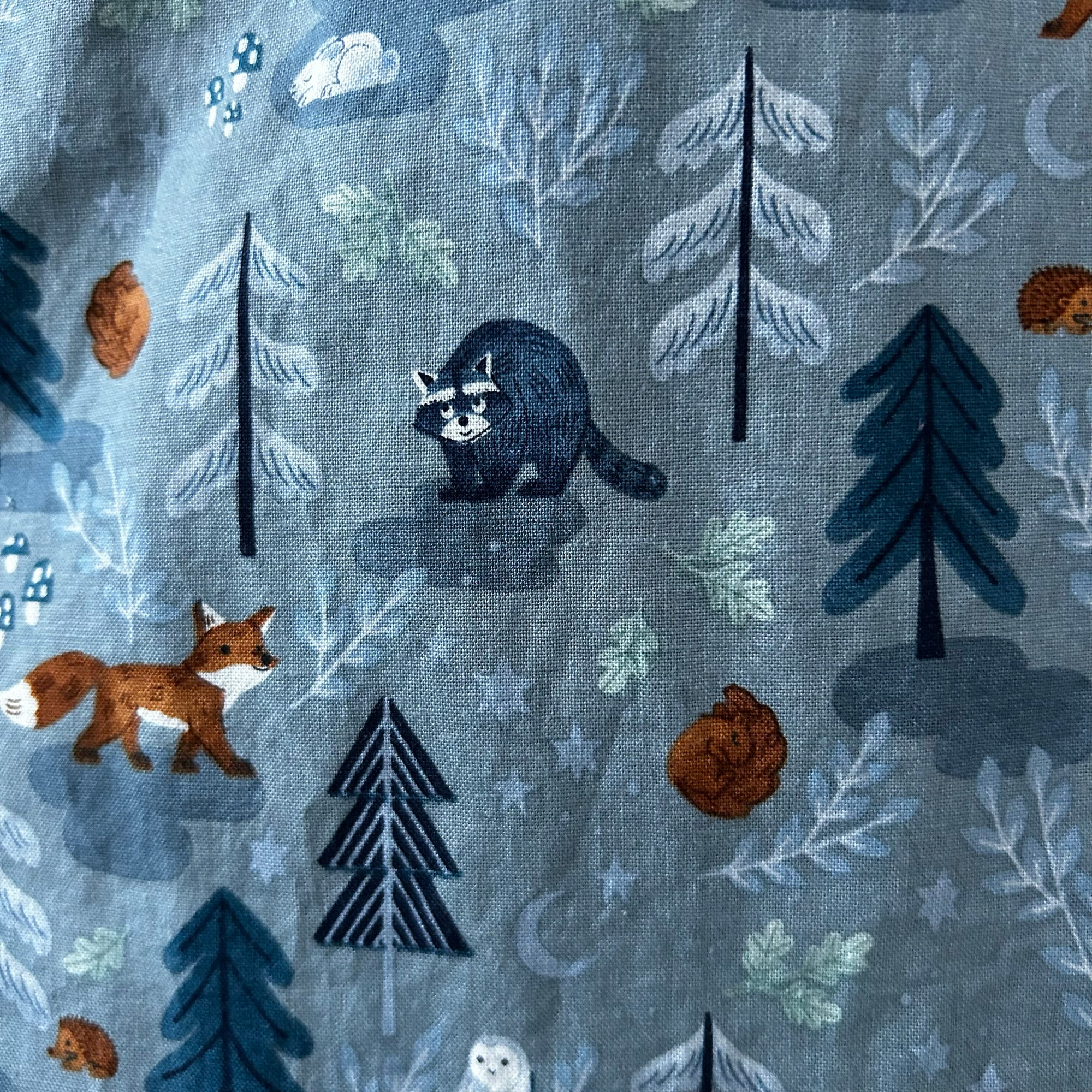 Wildlife Baby Bib - Blue