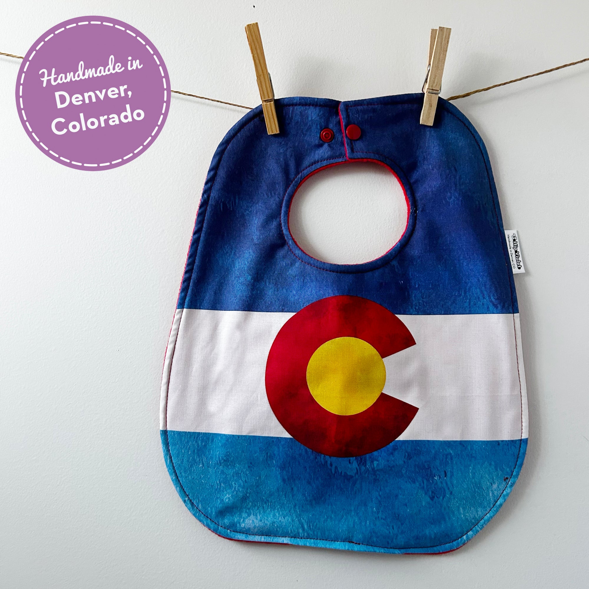 Colorado Flag Baby Bib