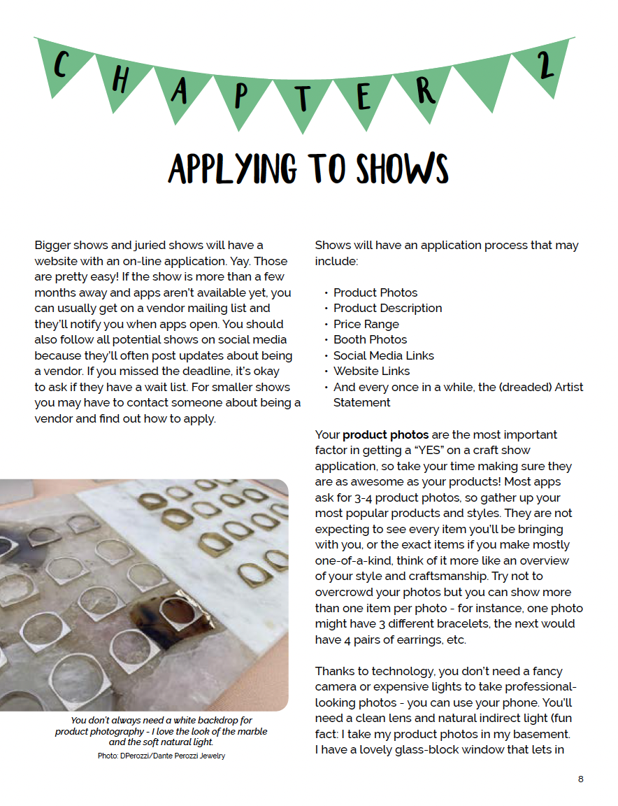 Craft Shows 101 E-Book