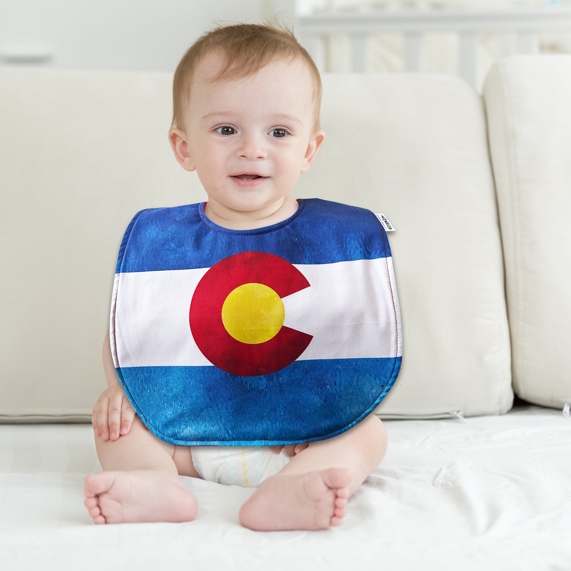 Colorado Flag Baby Bib