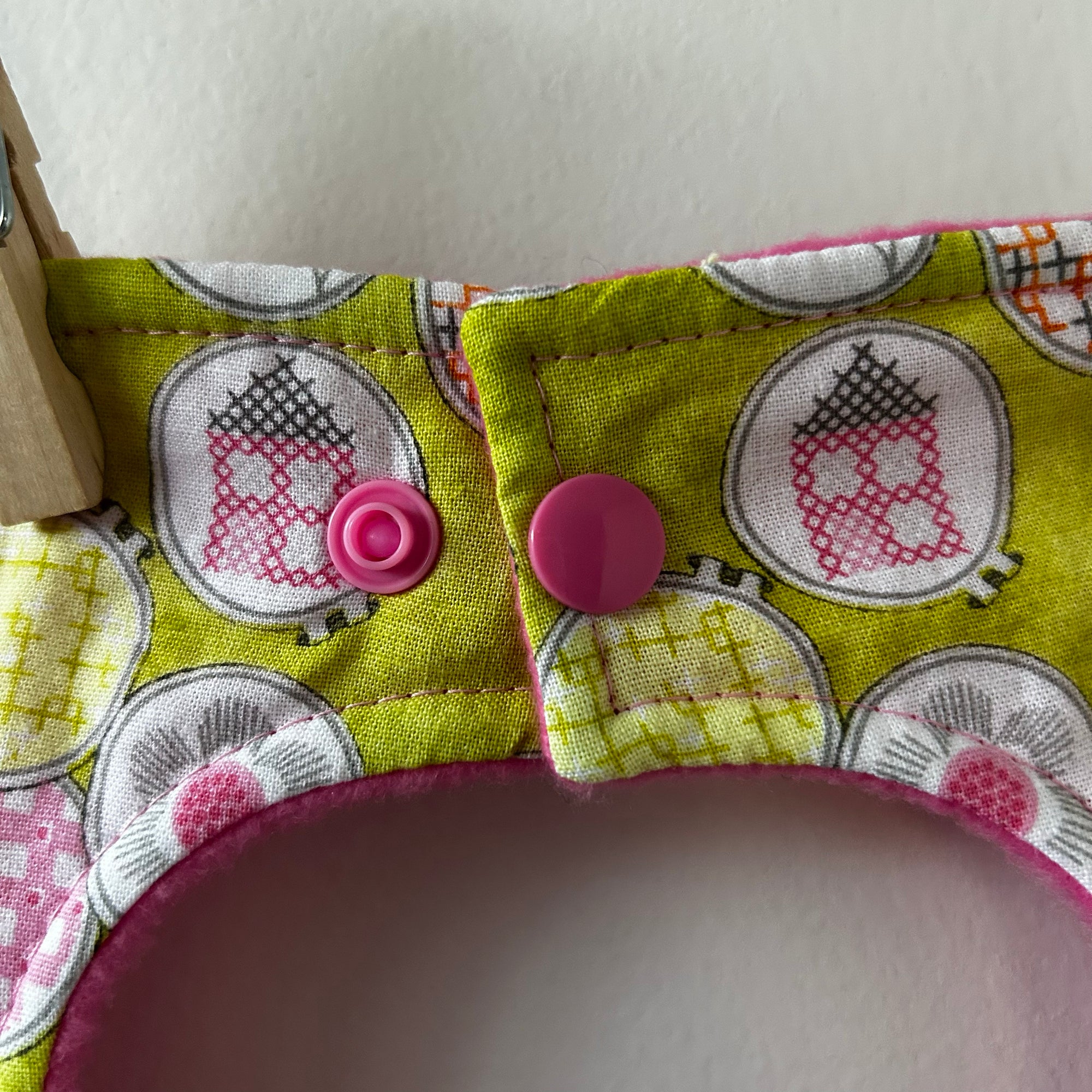 Embroidery Hoop Baby Bib