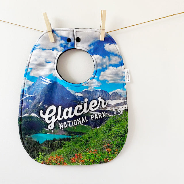 Glacier National Park Baby Bib