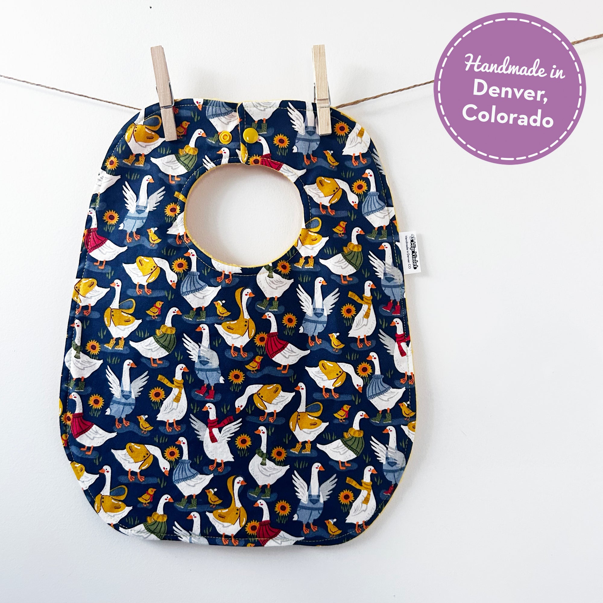 Silly Goose Baby Bib