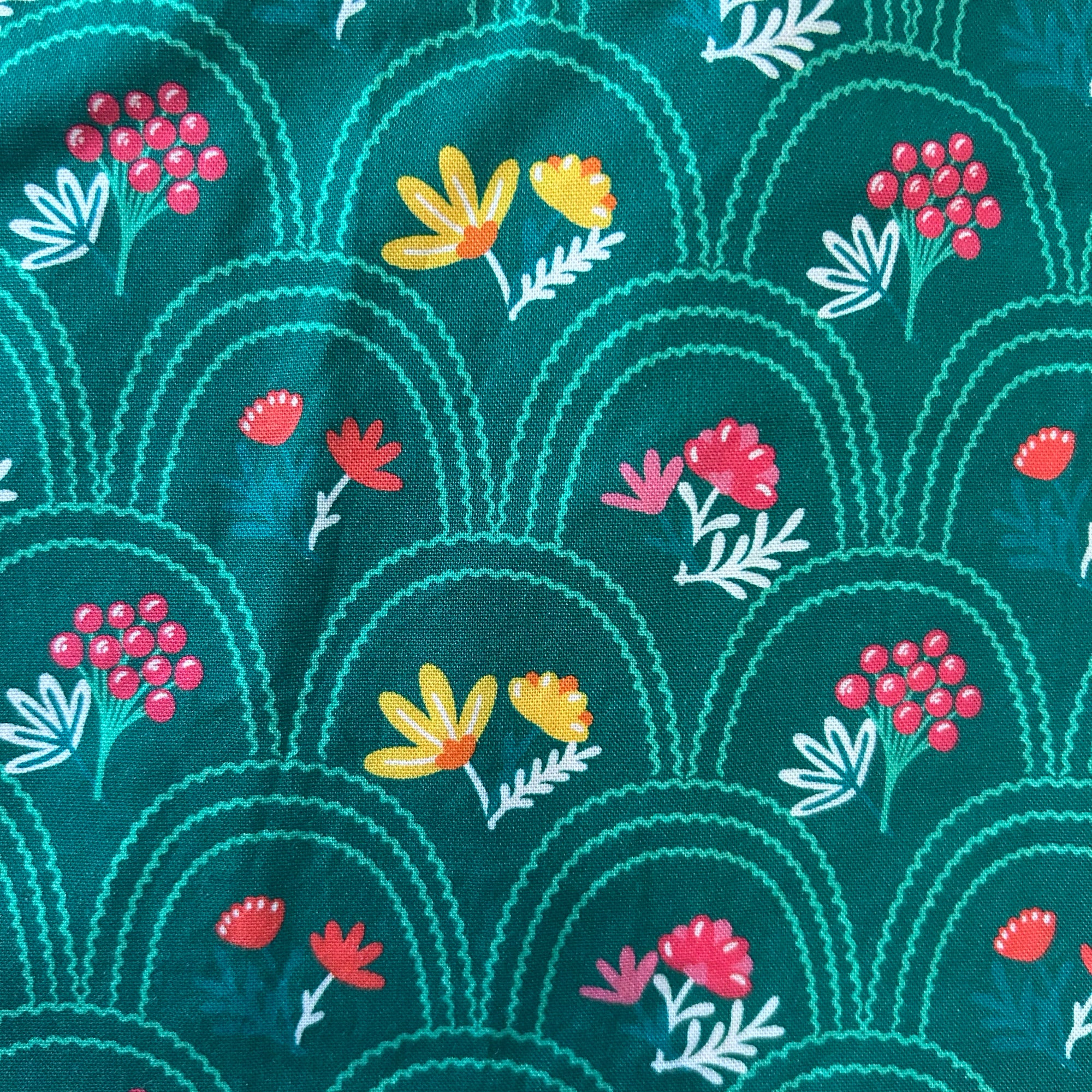 Jade Floral Baby Bib