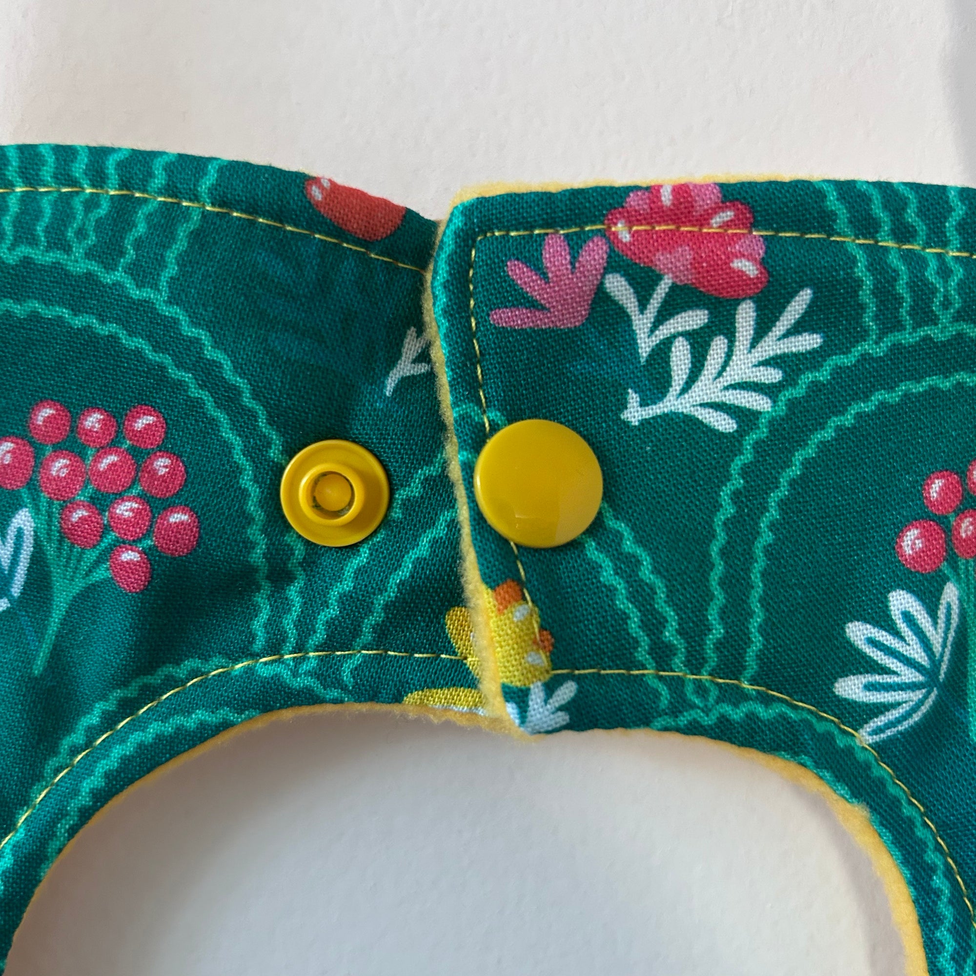 Jade Floral Baby Bib