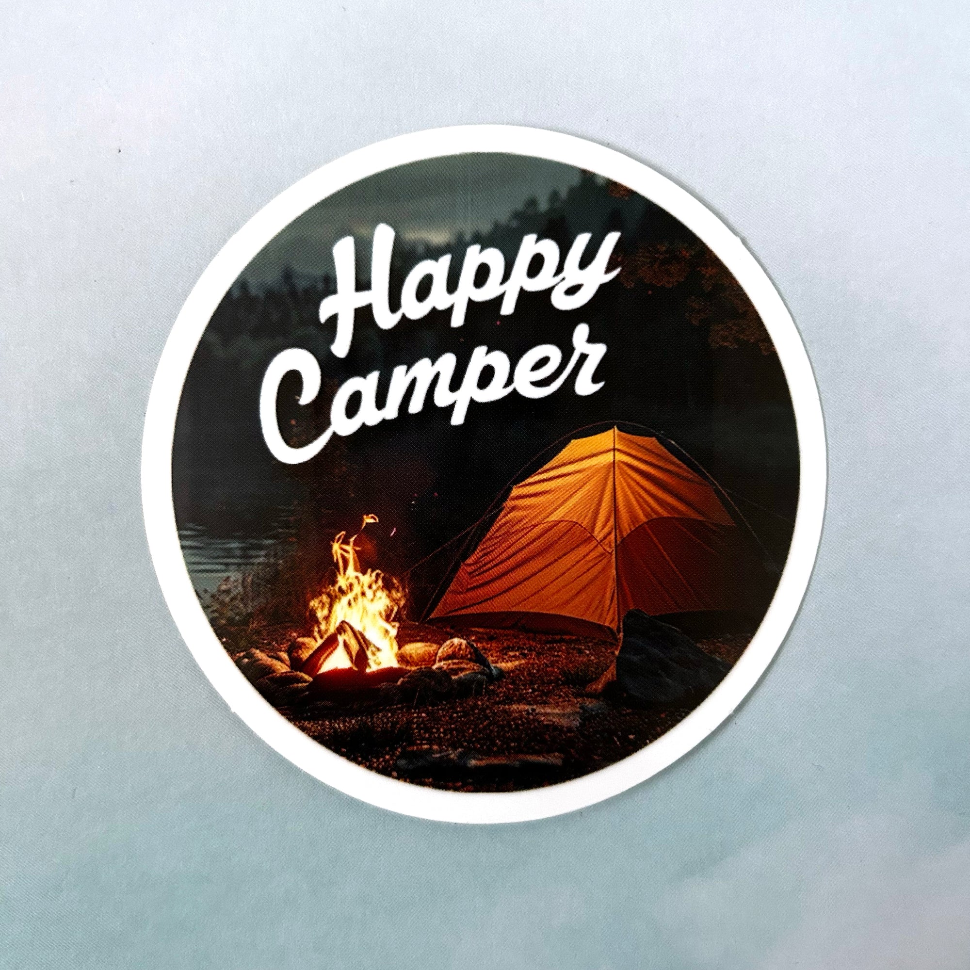 Happy Camper Sticker