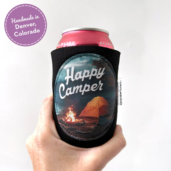 Happy Camper Can Cooler