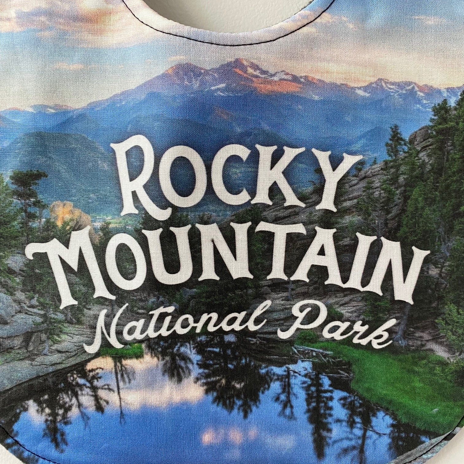 Rocky Mountain National Park Baby Bib