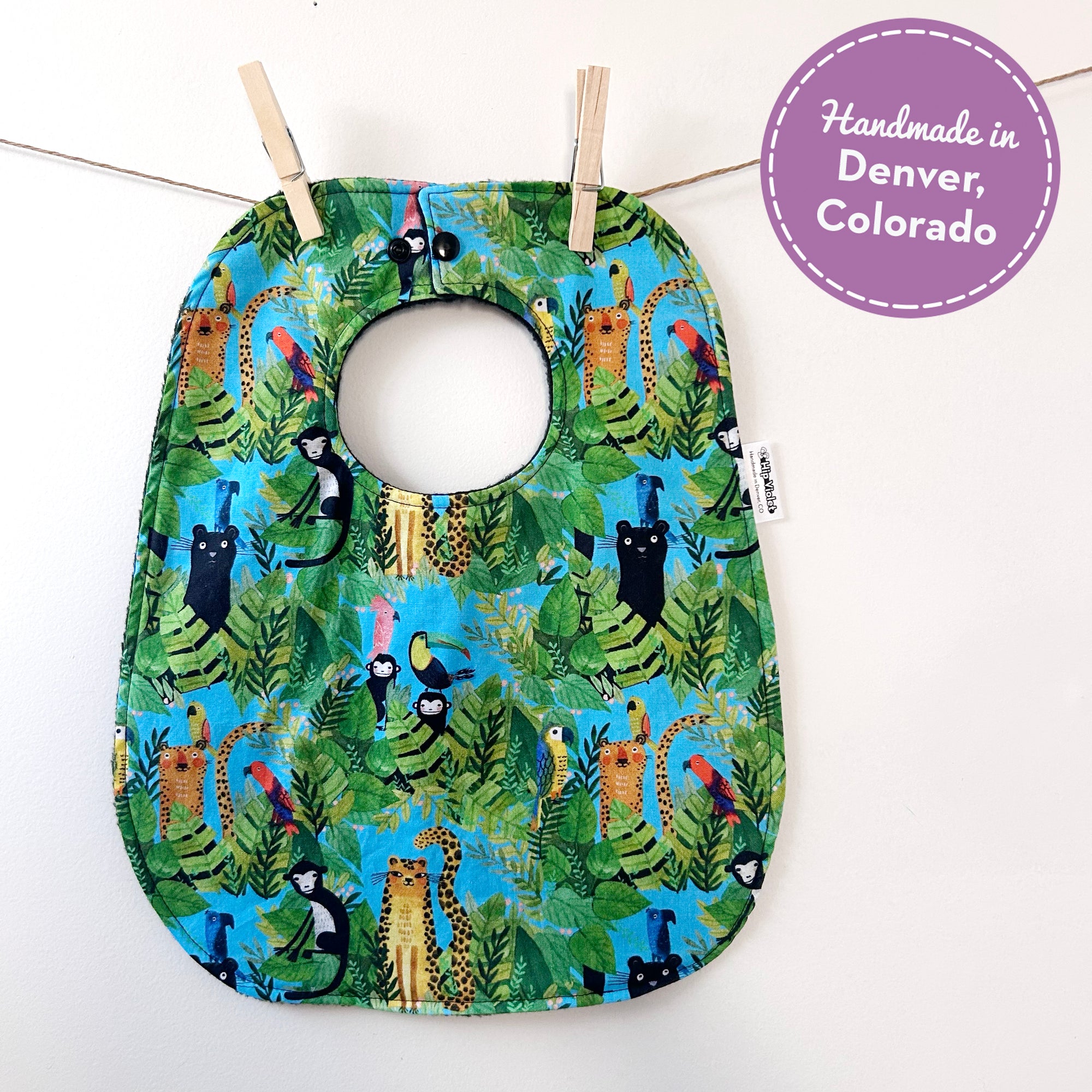 Jungle Baby Bib