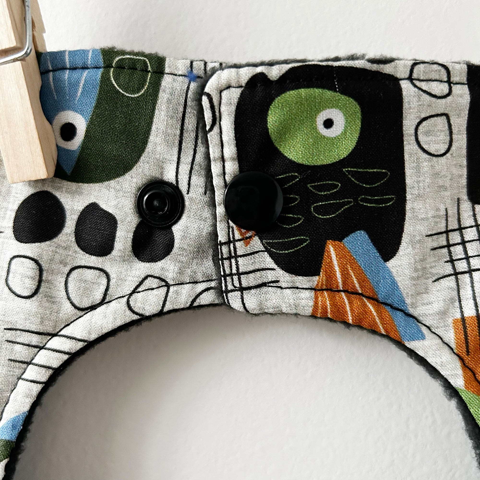 Mid Mod Fish Baby Bib