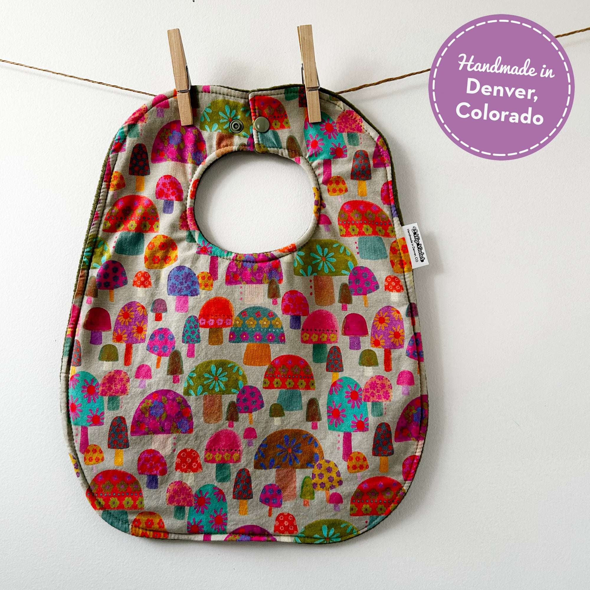 Whimsical Mushrooms Baby BIb