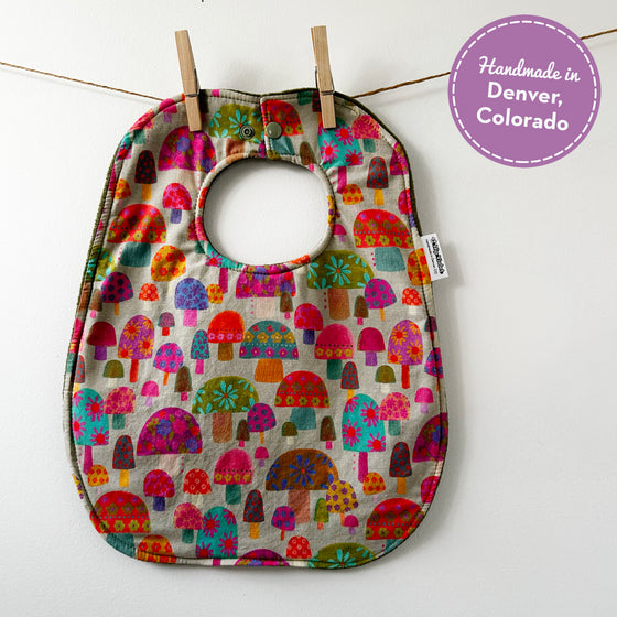 Whimsical Mushrooms Baby BIb