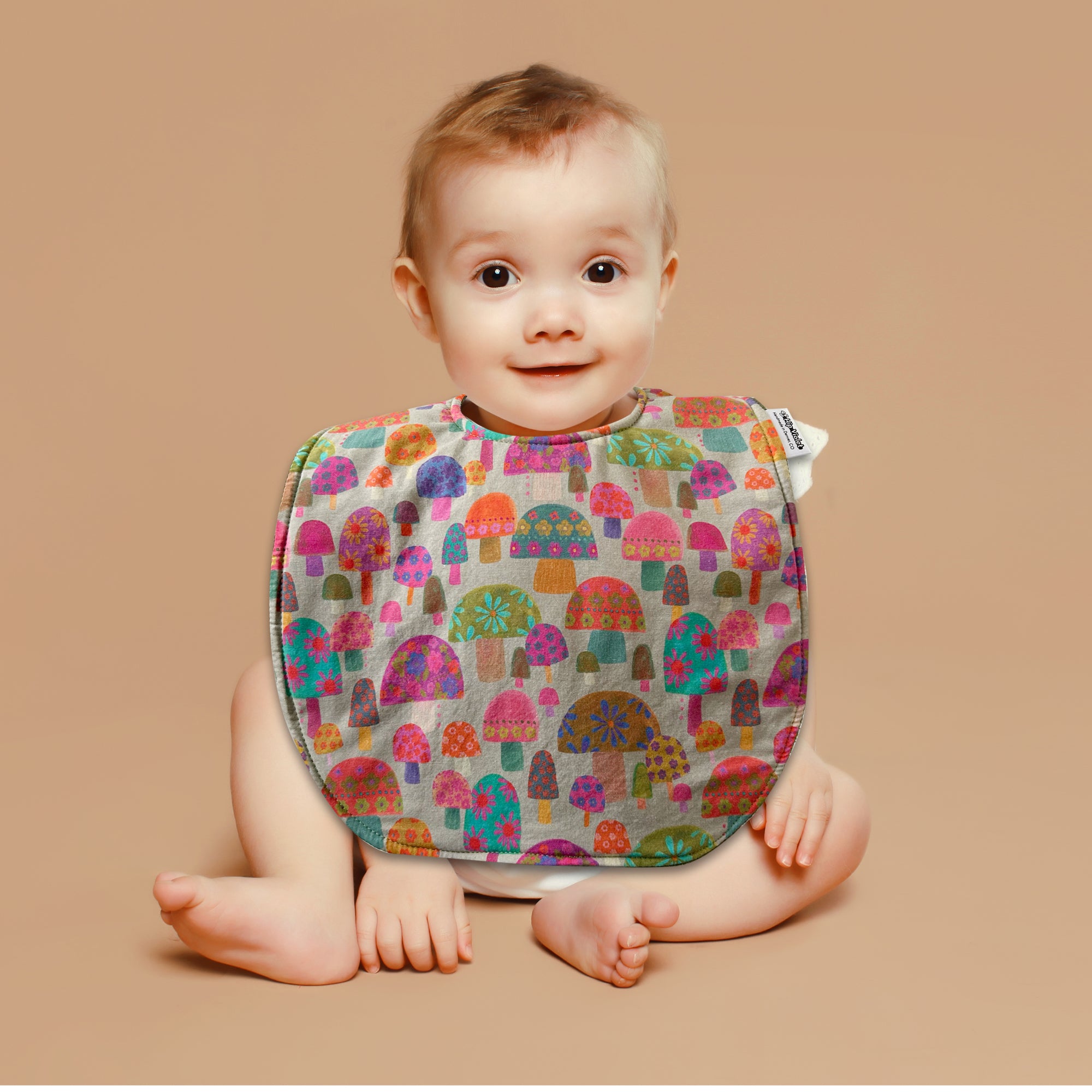 Whimsical Mushrooms Baby BIb