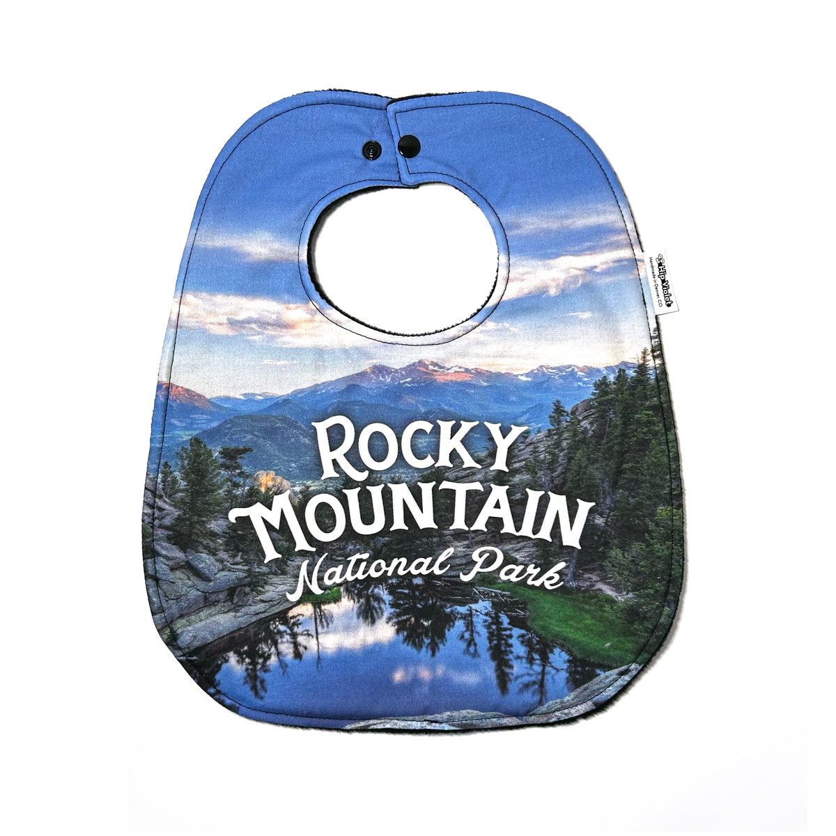 Rocky Mountain National Park Baby Bib