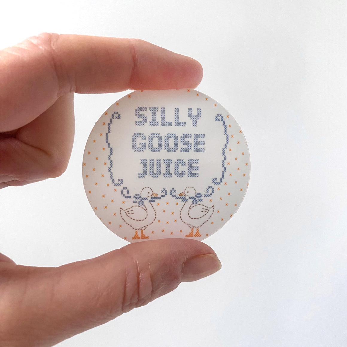 Silly Goose Juice Sticker