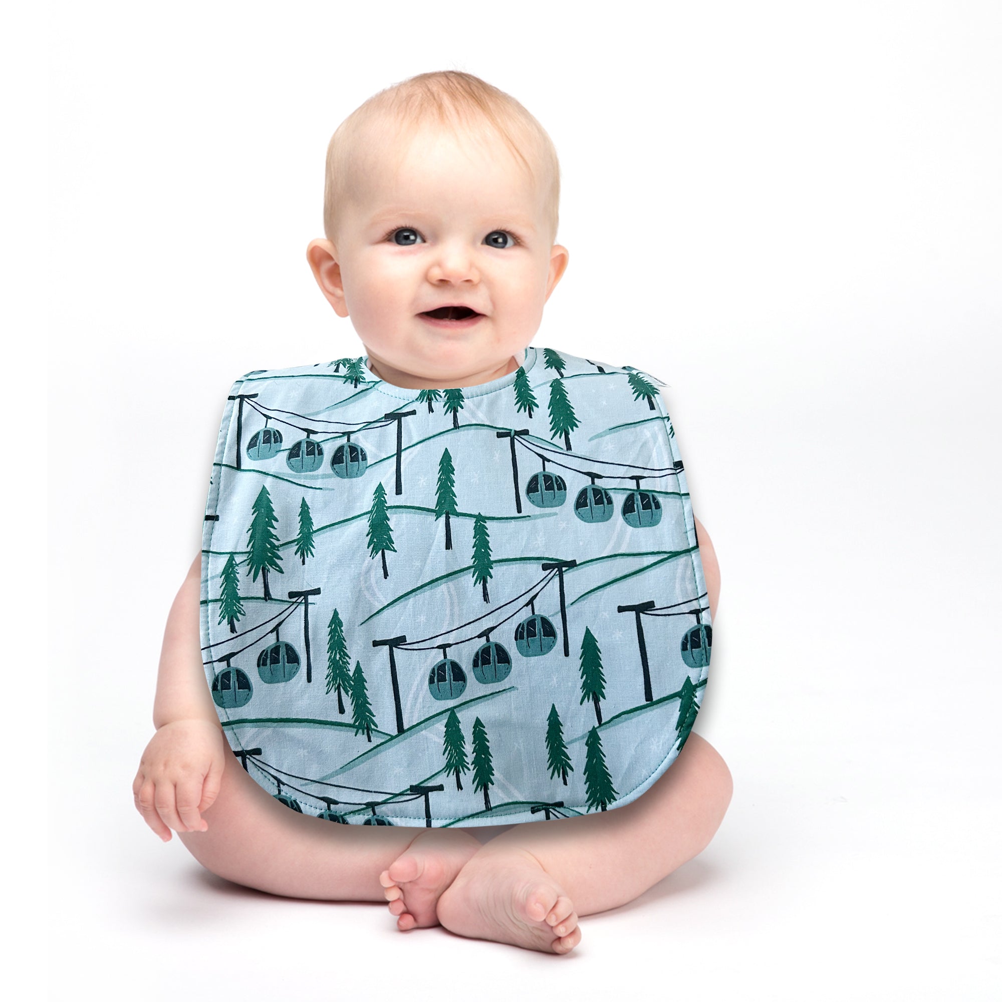 Ski Lift Baby Bib