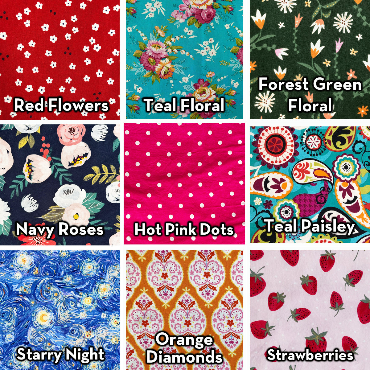 Special Needs Bib 3-pack - 45+ Fabric Choices