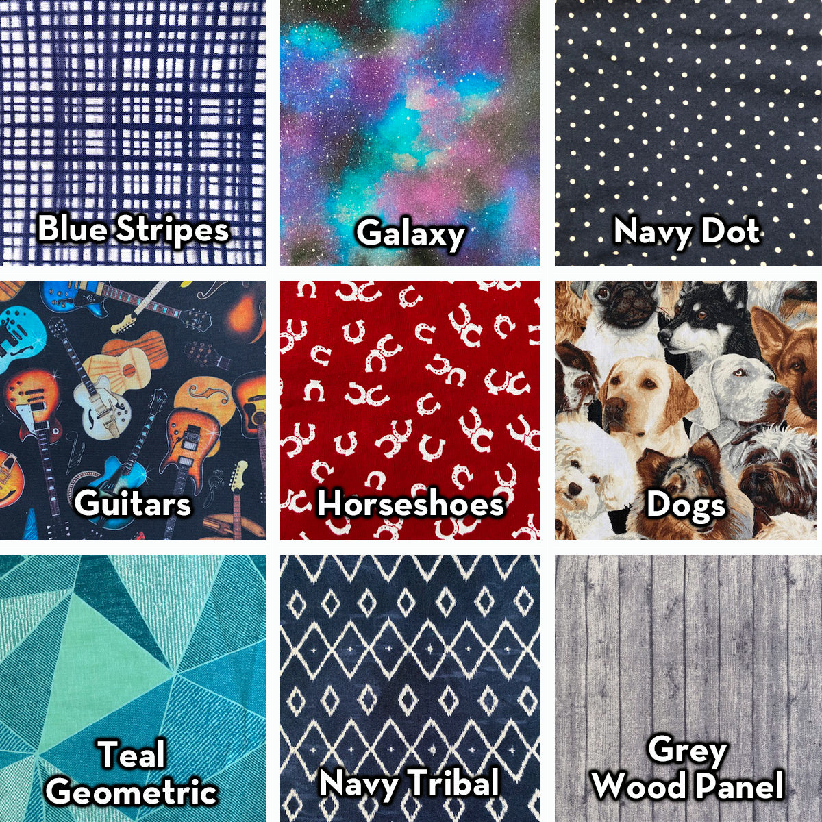 Special Needs Bib 3-pack - 45+ Fabric Choices