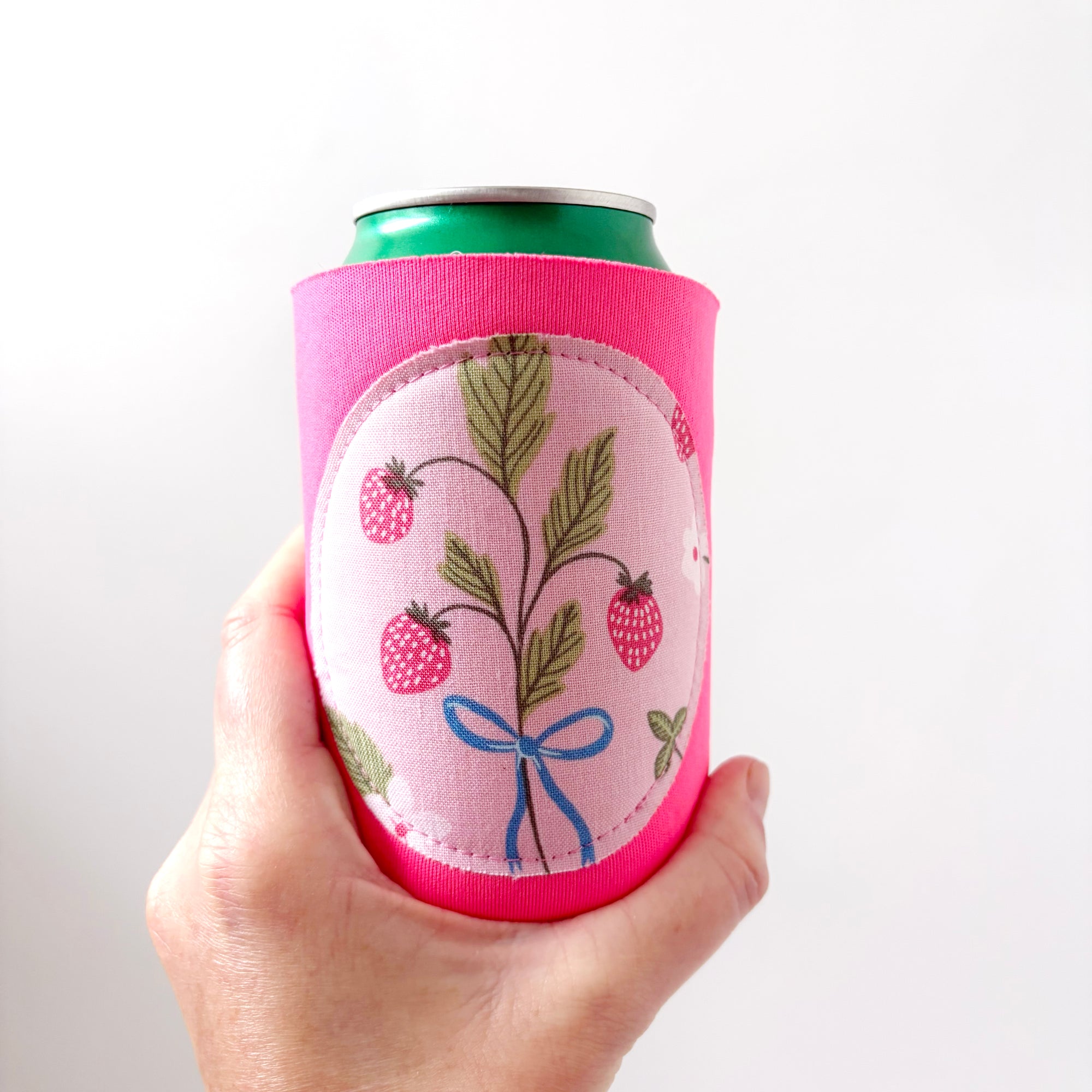Strawberry Can Cooler - Regular or Slim Size