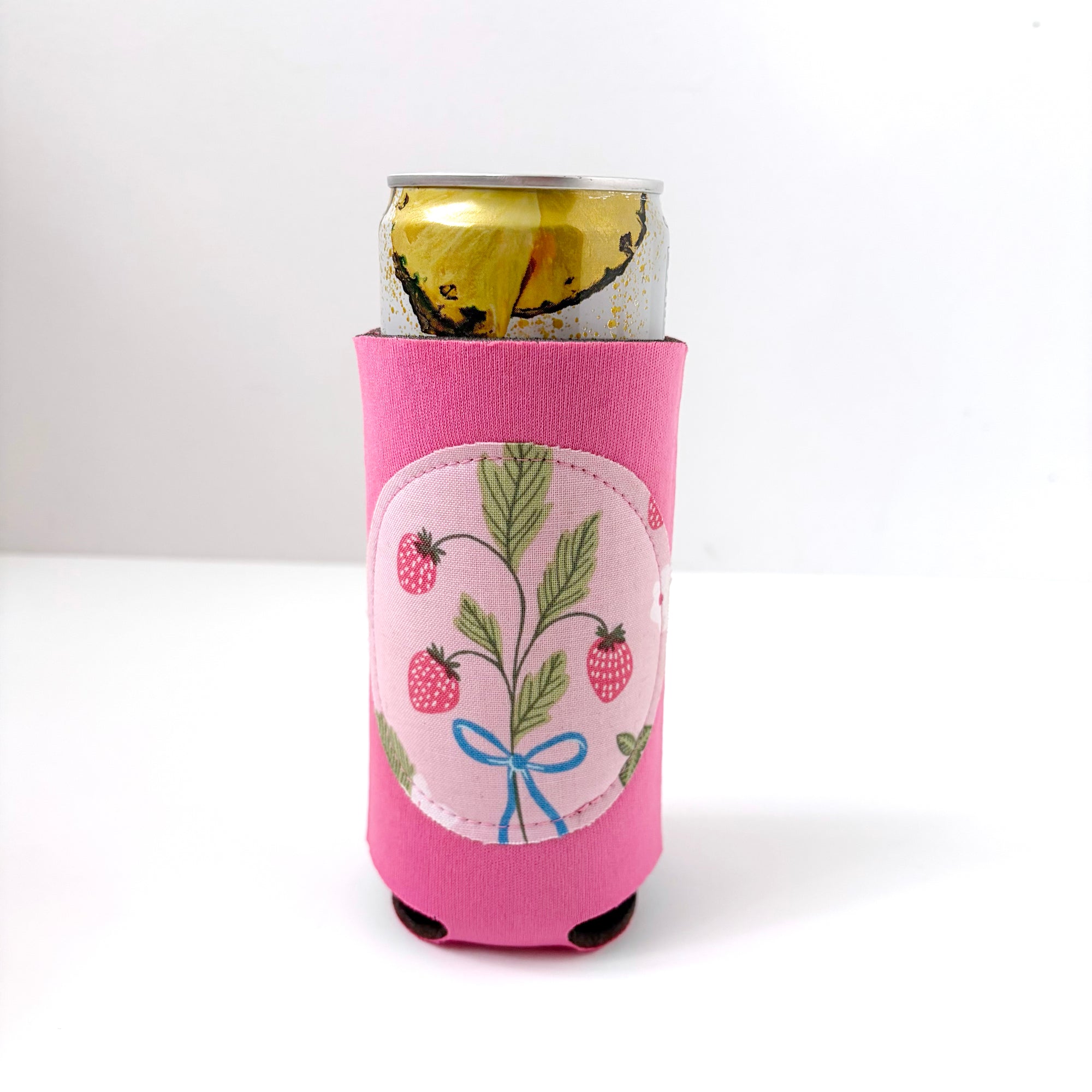 Strawberry Can Cooler - Regular or Slim Size