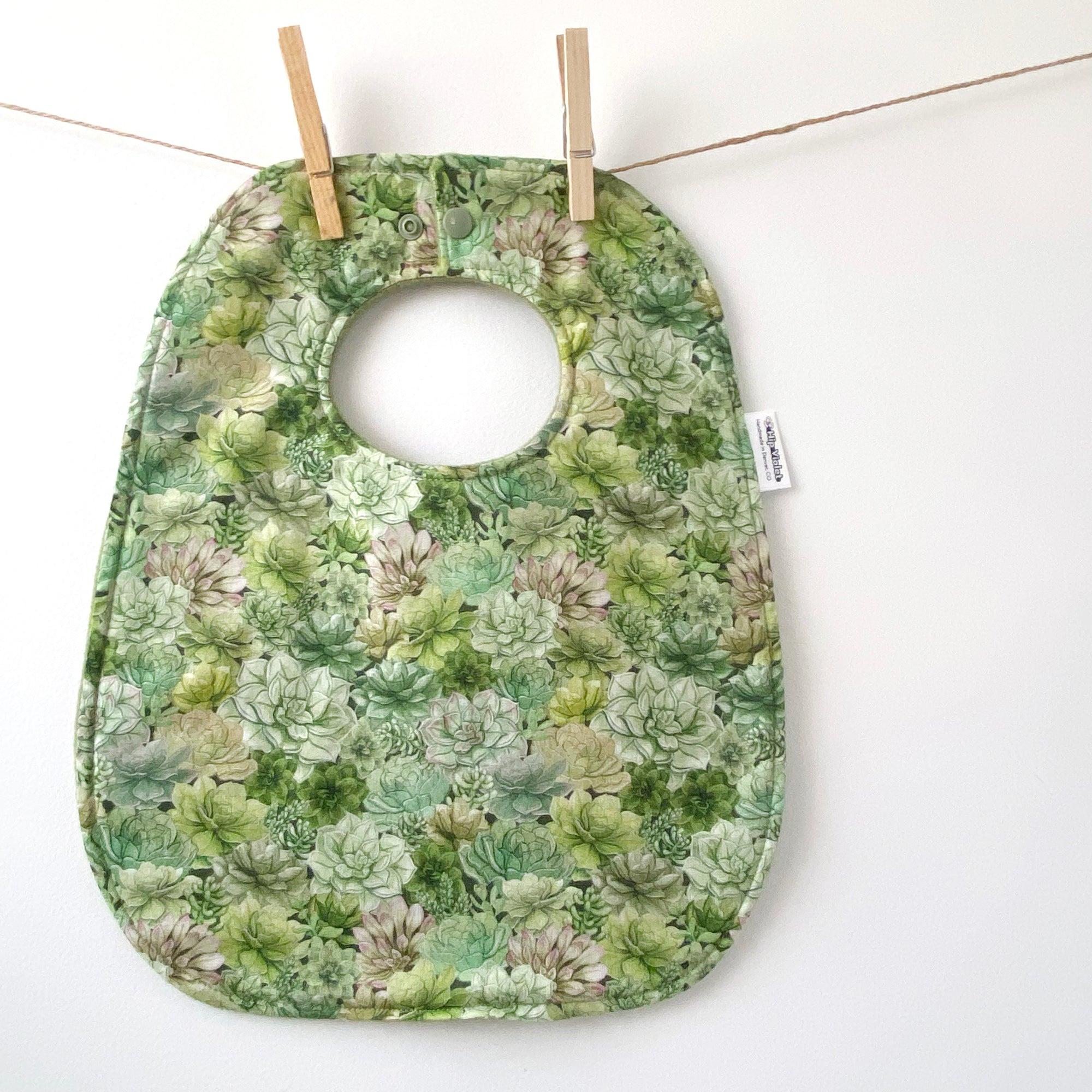 Succulent Baby Bib