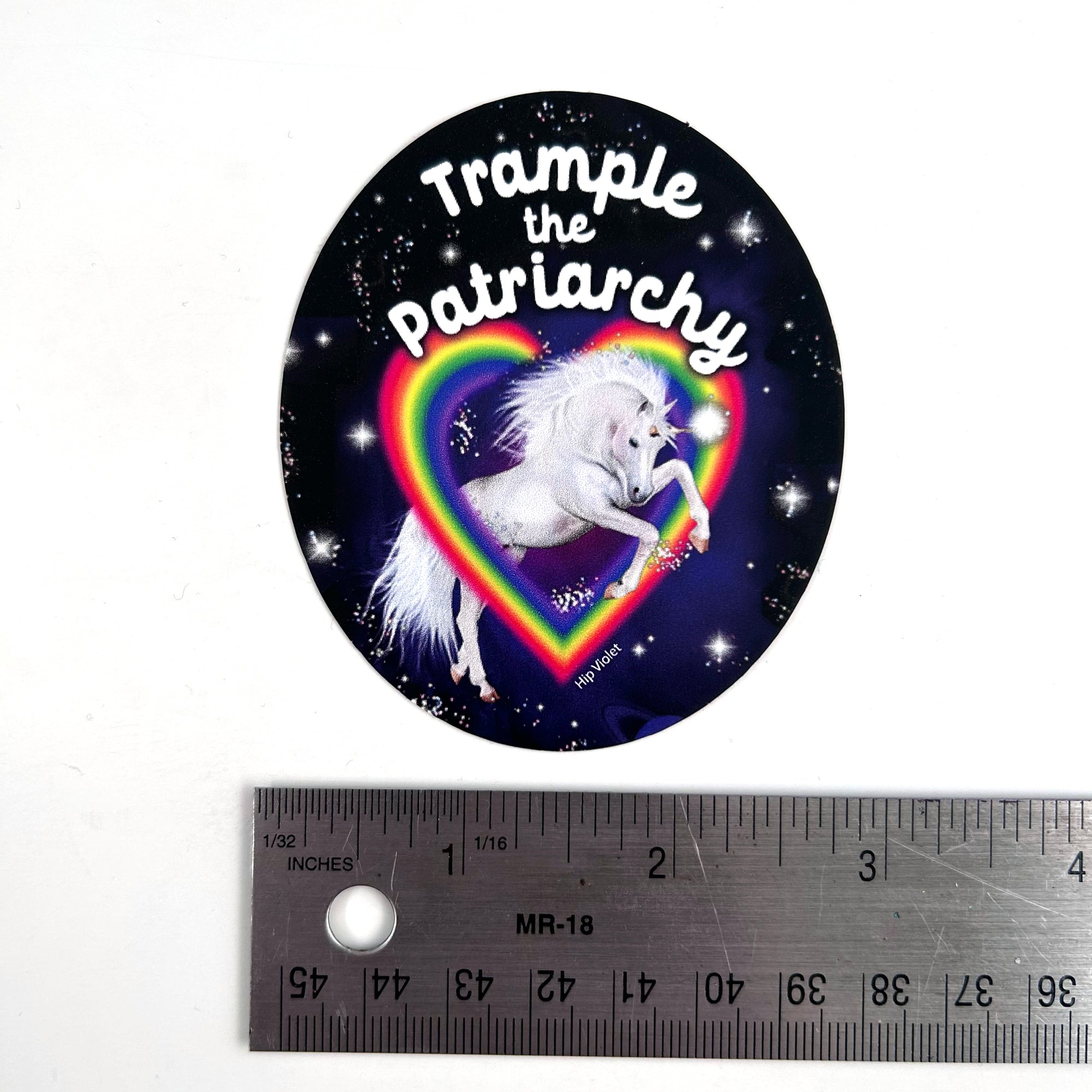 Trample the Patriarchy Sticker