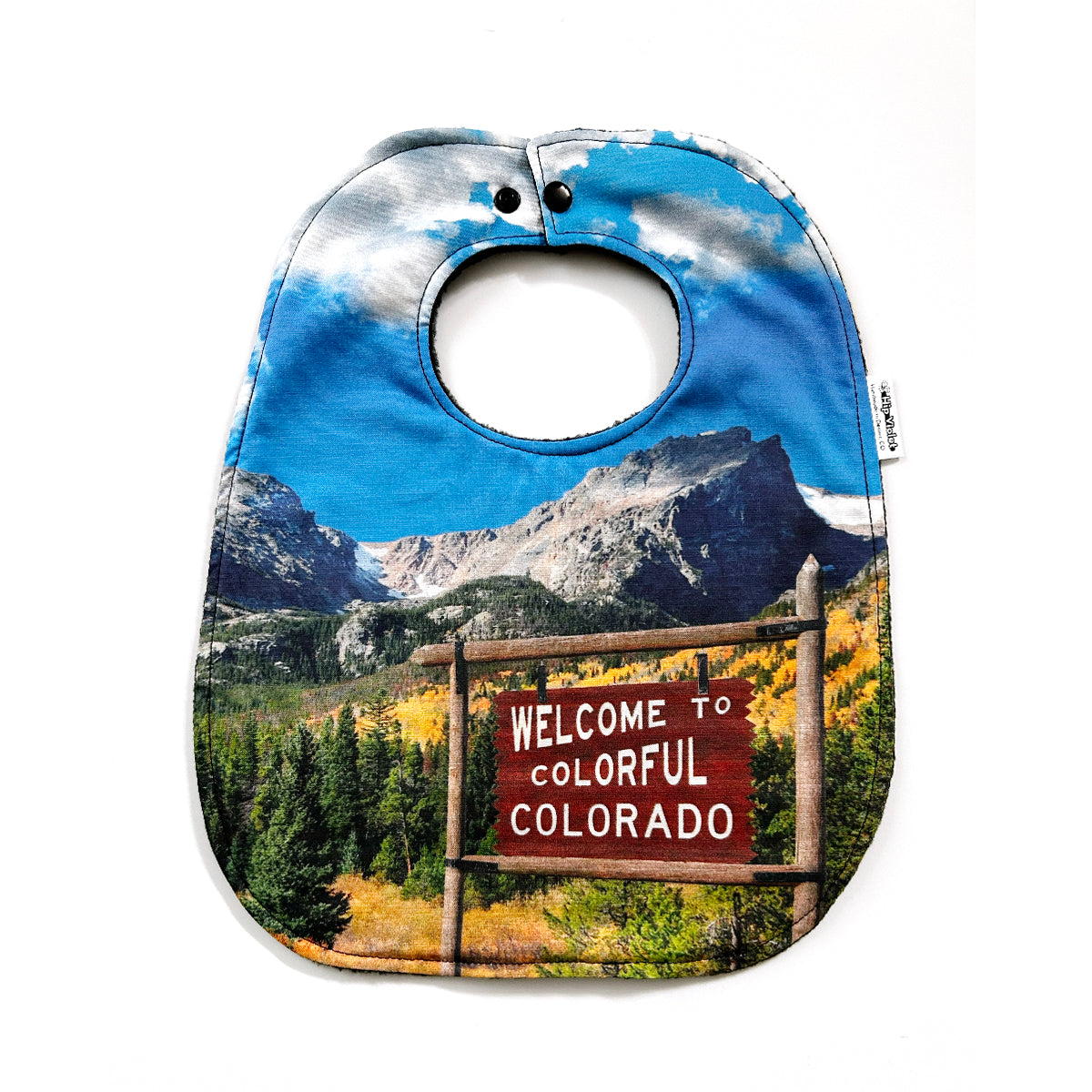 Welcome to Colorful Colorado Baby Bib