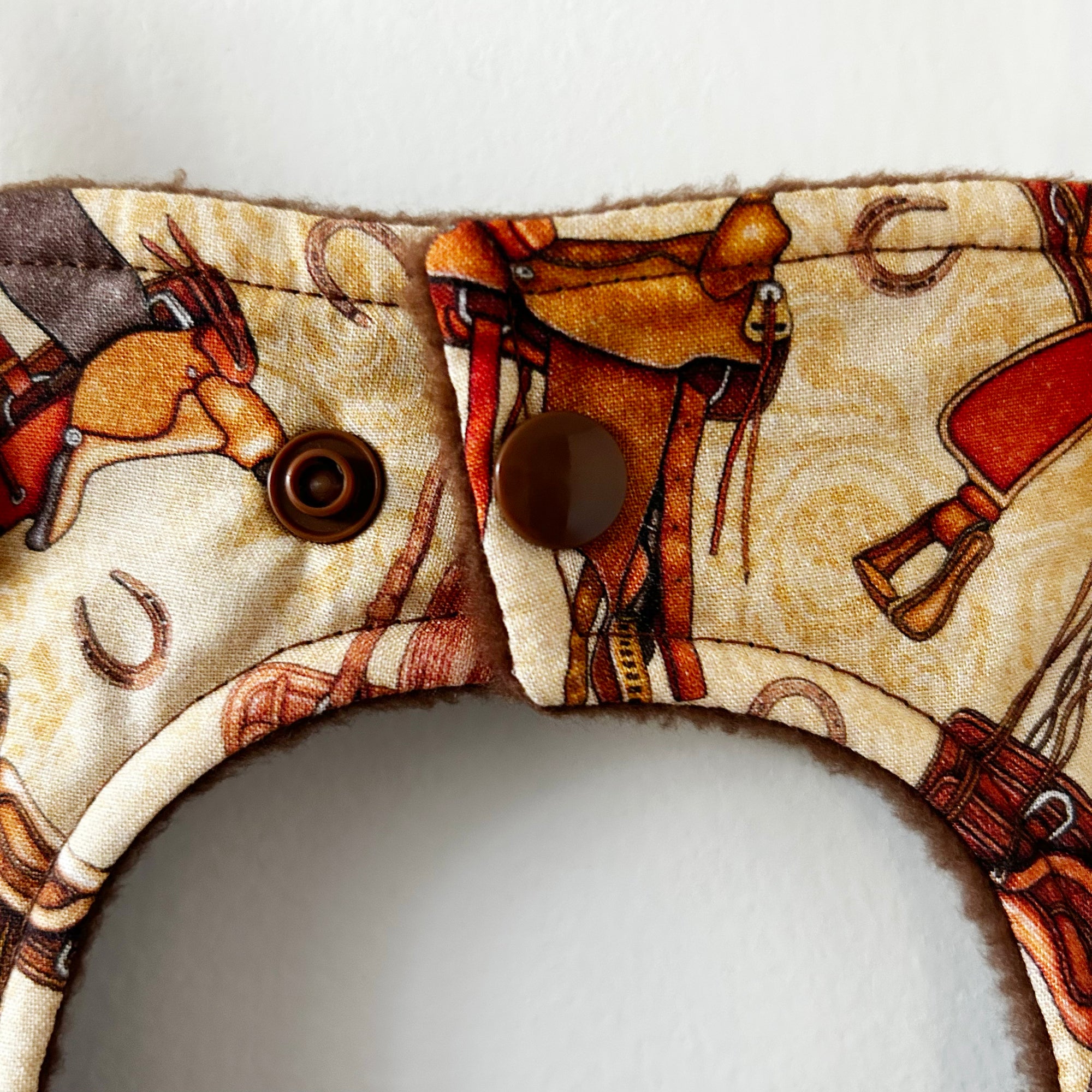 Western Saddle Baby Bib