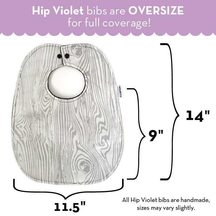 Special Needs Bib 3-pack - 45+ Fabric Choices