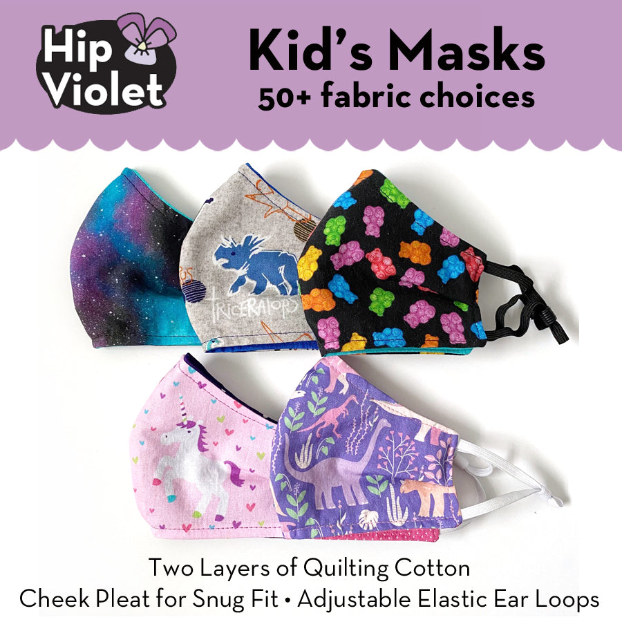 Kid's Custom Mask - 50+ Fabric Choices
