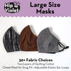 Large Custom Mask - 50+ Fabric Choices