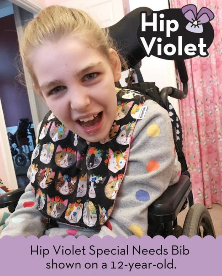 Waterproof Special Needs Bib 3-pack - 45+ Fabric Choices