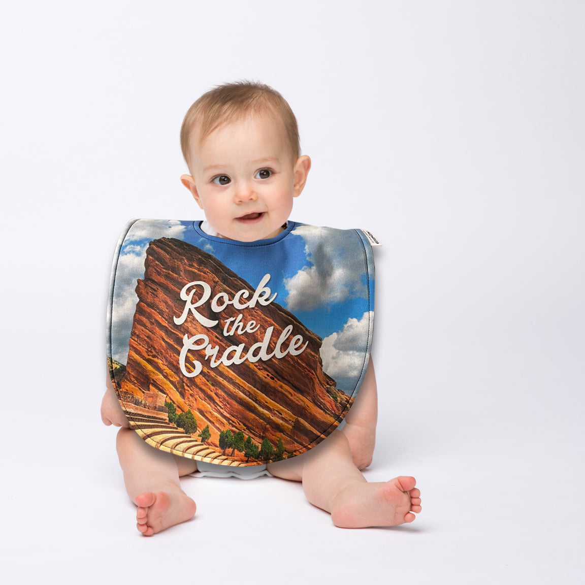 Red Rocks Baby Bib