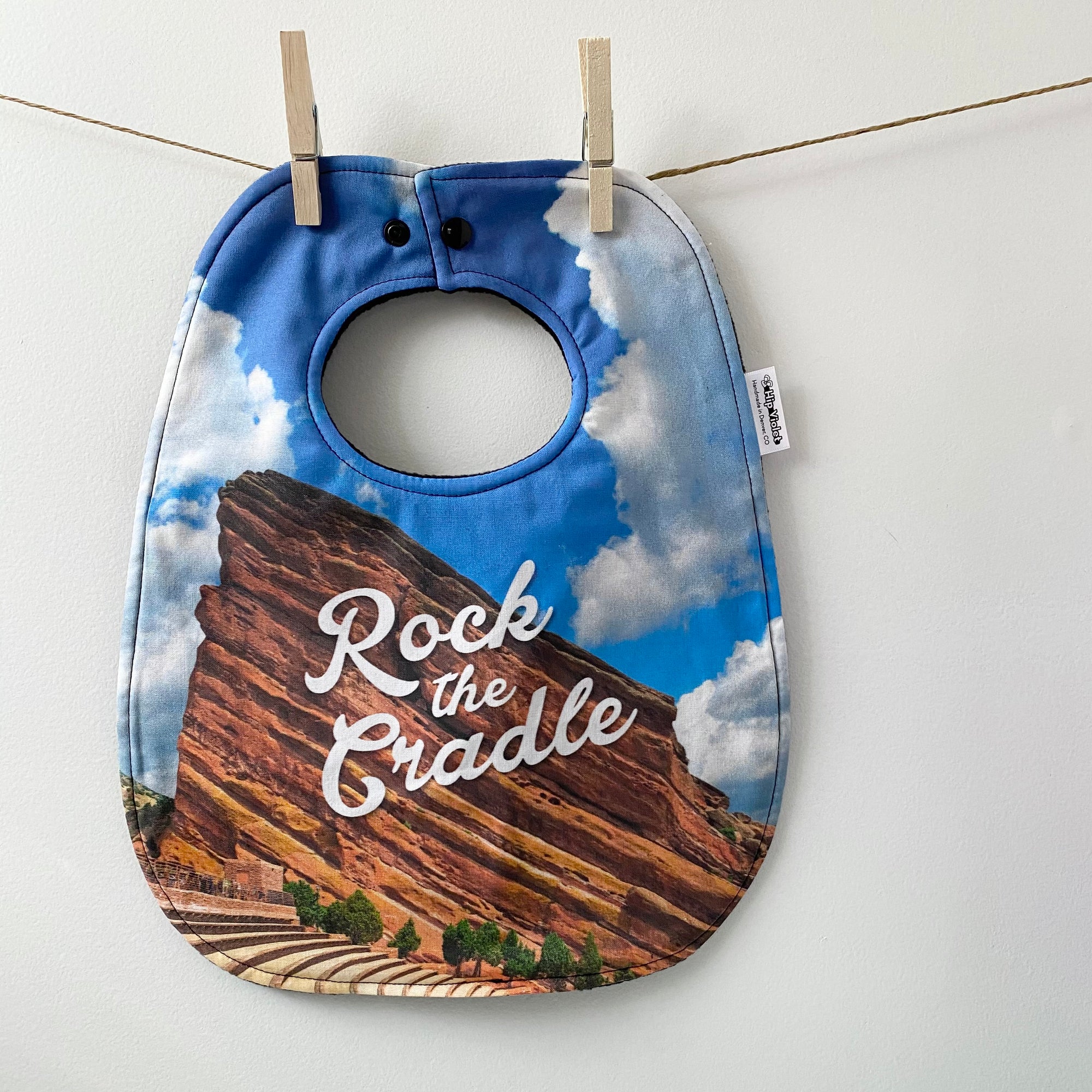 Red Rocks Baby Bib