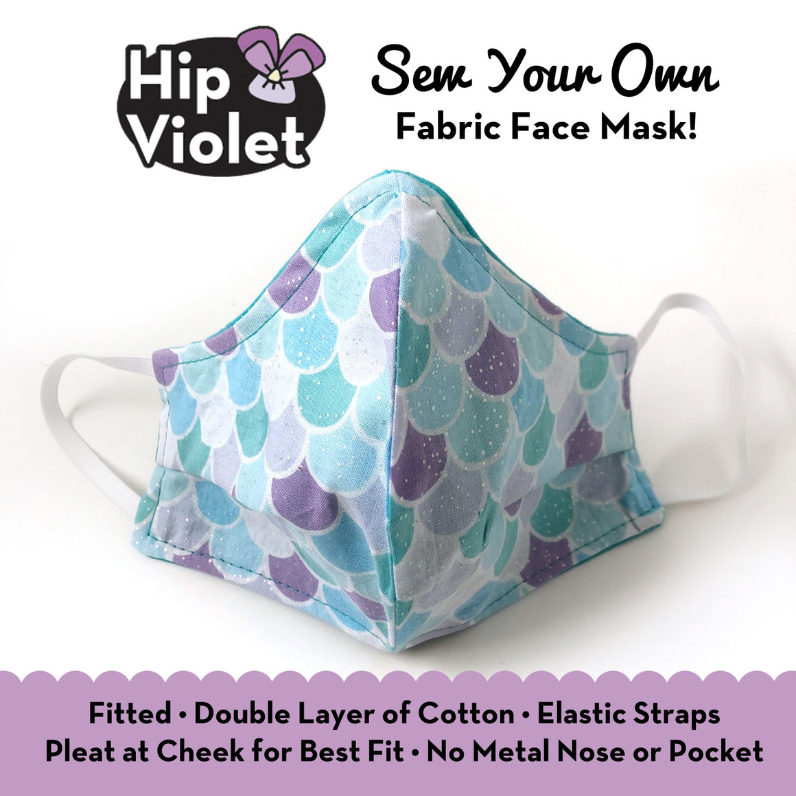 Sew-Your-Own Fabric Face Mask Pattern *FREE*